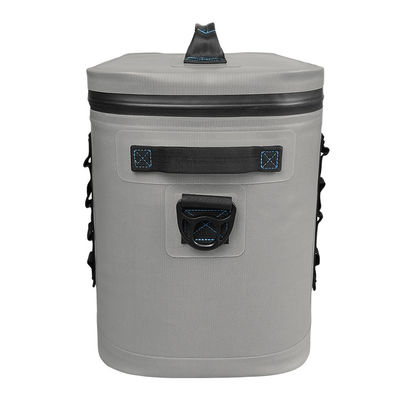 Grigio chiaro 30 lattine Soft Sided Cooler impermeabile per campeggio Picnic OEM ODM