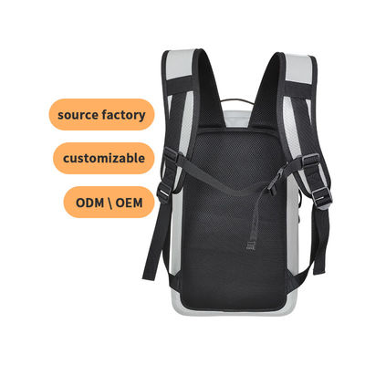 Zaino impermeabile in TPU personalizzato 25l colore grigio chiaro per esterno