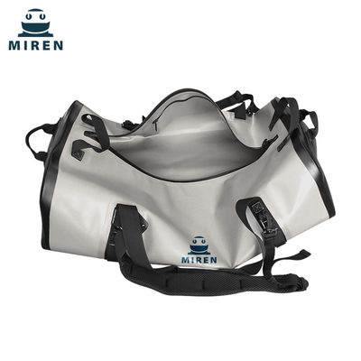 Borsone Dry Bag resistente all'acqua 70 litri Colore grigio chiaro Materiale TPU