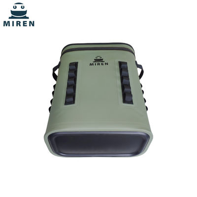 Zaino refrigerante a tenuta stagna Hypalon verde 25L per picnic in campeggio