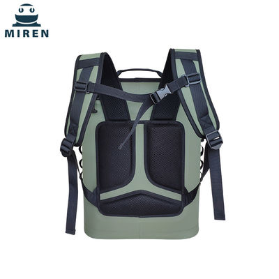 Zaino refrigerante a tenuta stagna Hypalon verde 25L per picnic in campeggio