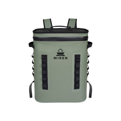 Zaino refrigerante a tenuta stagna Hypalon verde 25L per picnic in campeggio