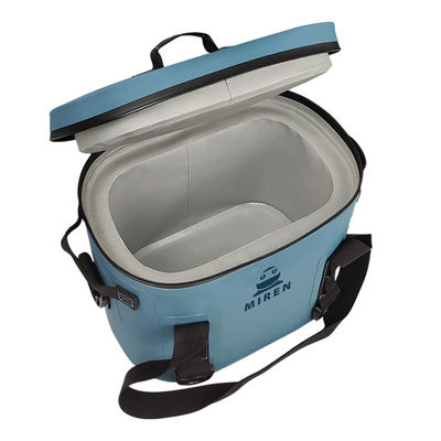 Il colore blu 12 può la borsa più fresca, borsa isolata molle del pranzo impermeabile per il picnic