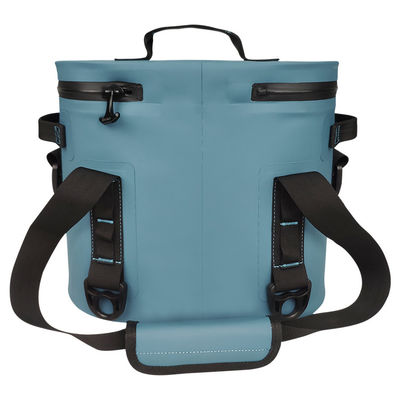Il colore blu 12 può la borsa più fresca, borsa isolata molle del pranzo impermeabile per il picnic