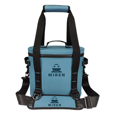 Il colore blu 12 può la borsa più fresca, borsa isolata molle del pranzo impermeabile per il picnic