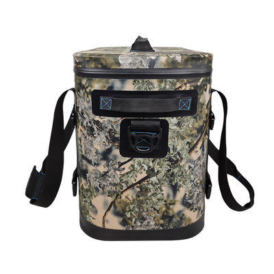 21 litri portatile Soft Sided Cooler Leaf Pattern colore mimetico