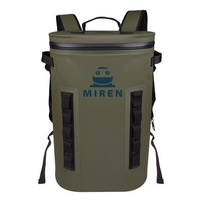 OEM riutilizzabile resistente all'acqua dello zaino del dispositivo di raffreddamento morbido verde militare
