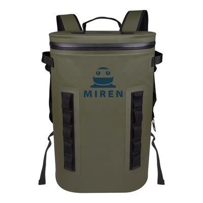Zaino refrigerante morbido verde militare per alpinismo, golf, escursionismo