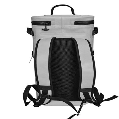 Colore grigio chiaro dello zaino del dispositivo di raffreddamento molle del ghiaccio dell'isolamento per il ODM di campeggio all'aperto