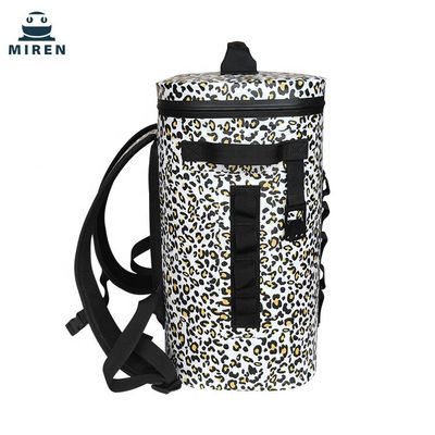 Borsa più fresca impermeabile di picnic di TPU, zaino più fresco isolato camuffamento del leopardo 20L