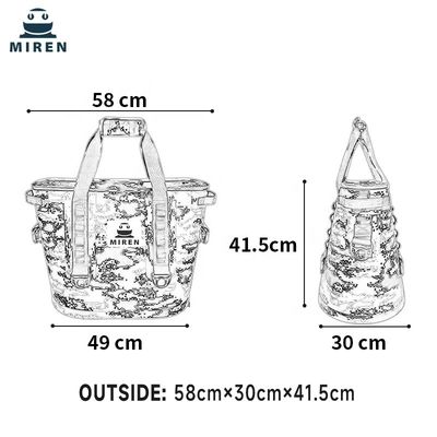 Borsa termica riutilizzabile refrigerata Capacità 30L Borsa tipo ODM
