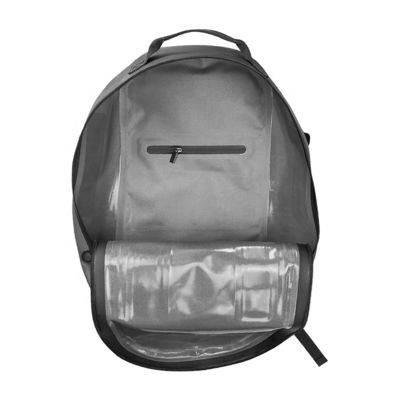 Zaino da trekking impermeabile leggero Materiale TPU Colore grigio scuro OEM ODM
