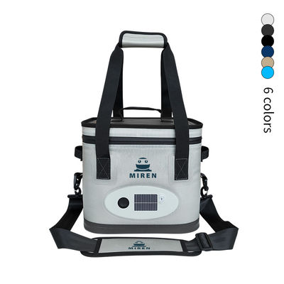 Popolare borsa di raffreddamento soft 14L personalizzabile con audio bluetooth.