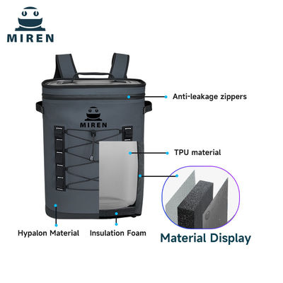 36 Can Capacità Soft Cooler Zaino impermeabile Isolato Zaino refrigerante con cuciture a prova di perdite