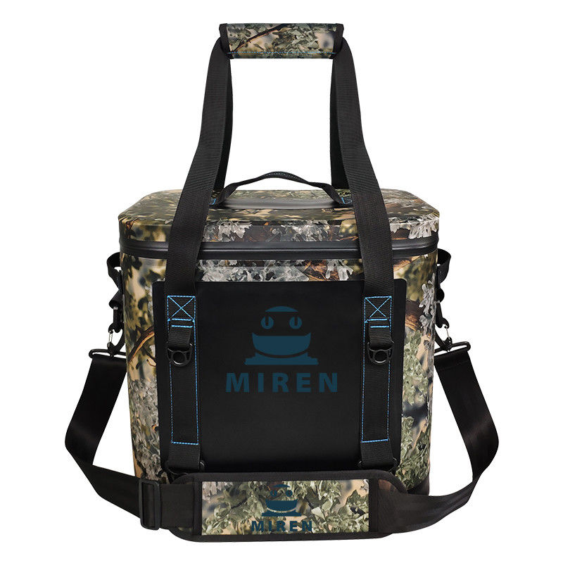 21 litri portatile Soft Sided Cooler Leaf Pattern colore mimetico