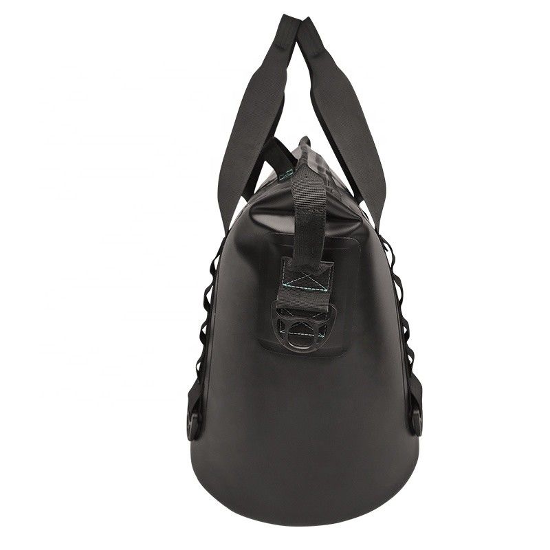 Borsa termica per pranzo nera OEM, dispositivo di raffreddamento isolato dalla parte morbida per il campeggio all'aperto